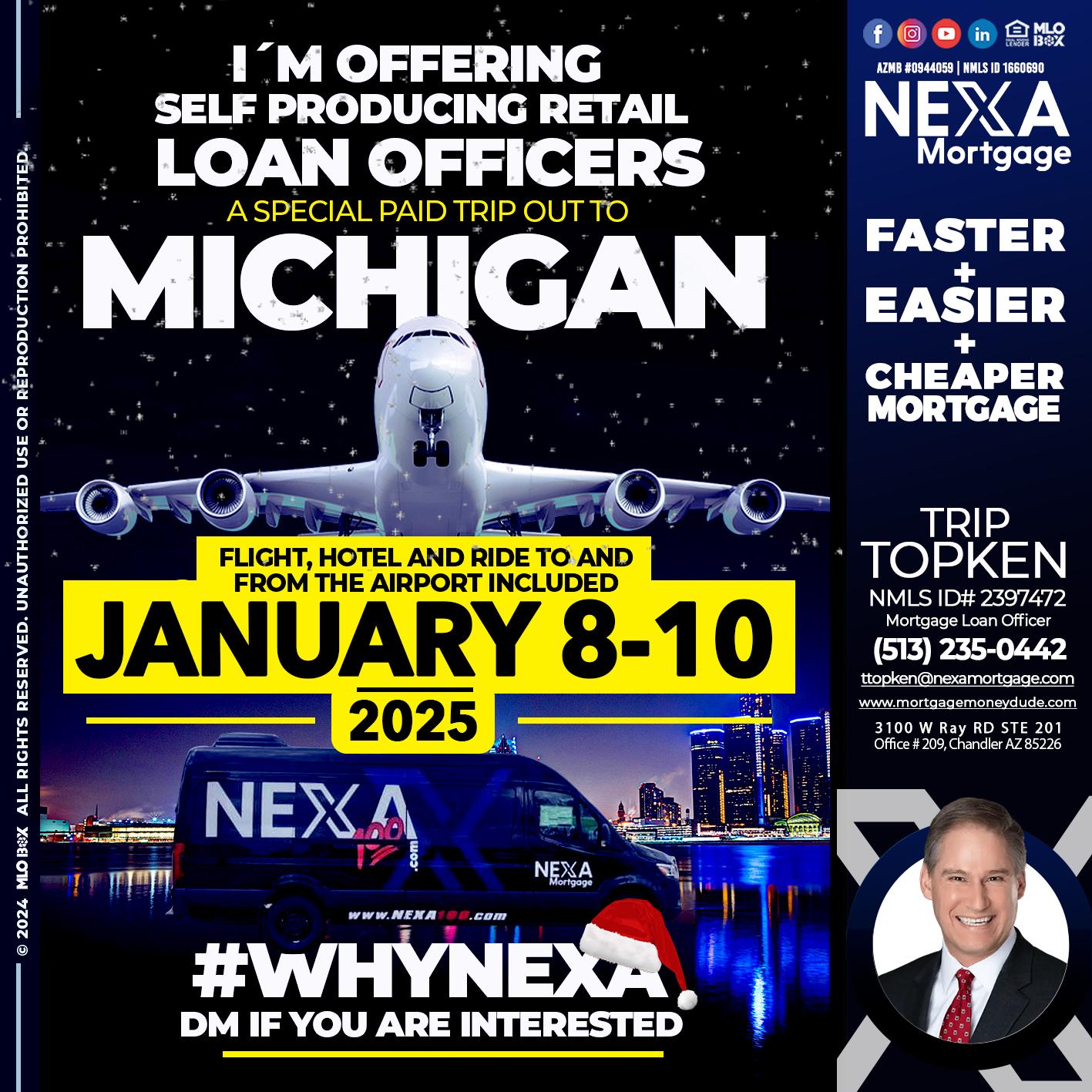 michigan trip - Trip Topken -Mortgage Loan Officer