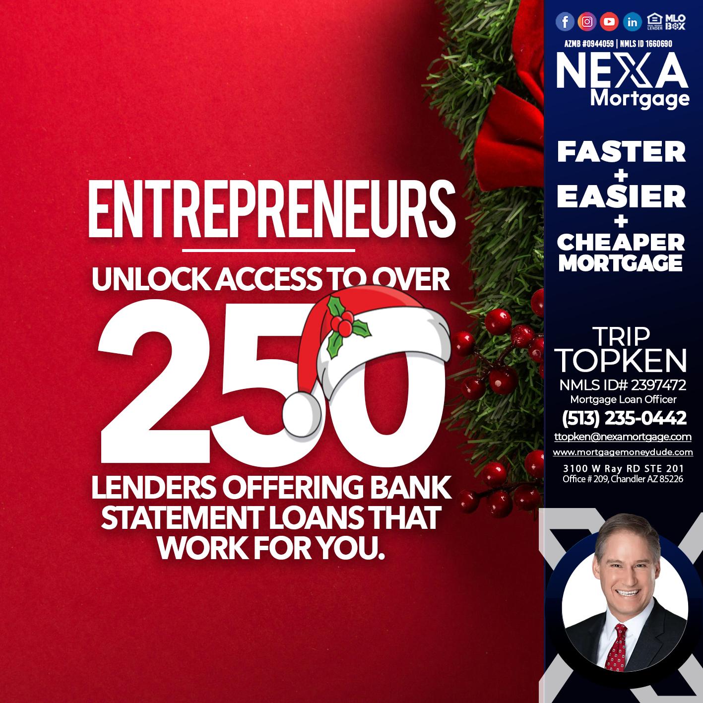 ENTREPRENEURS - Trip Topken -Mortgage Loan Officer