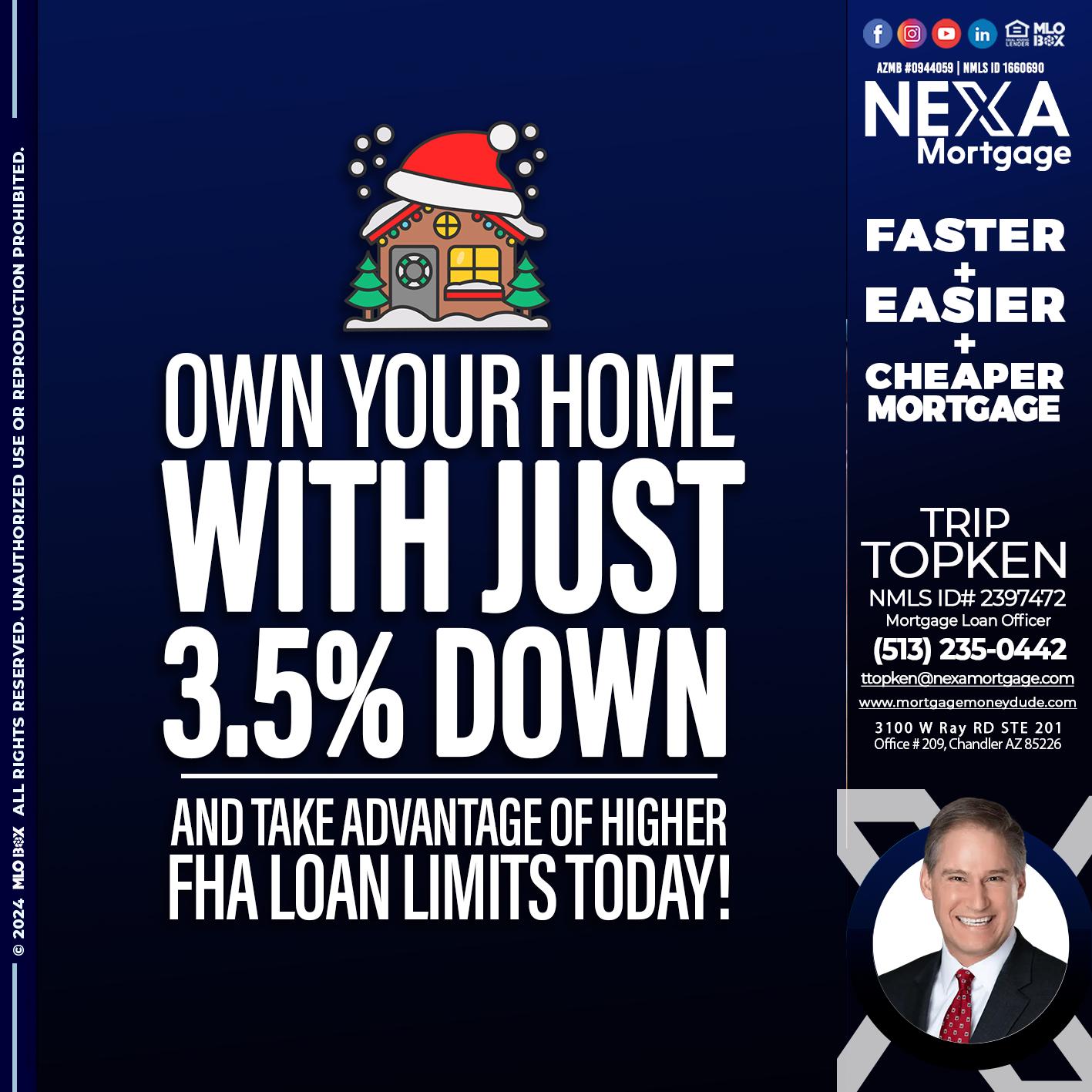 own your home - Trip Topken -Mortgage Loan Officer