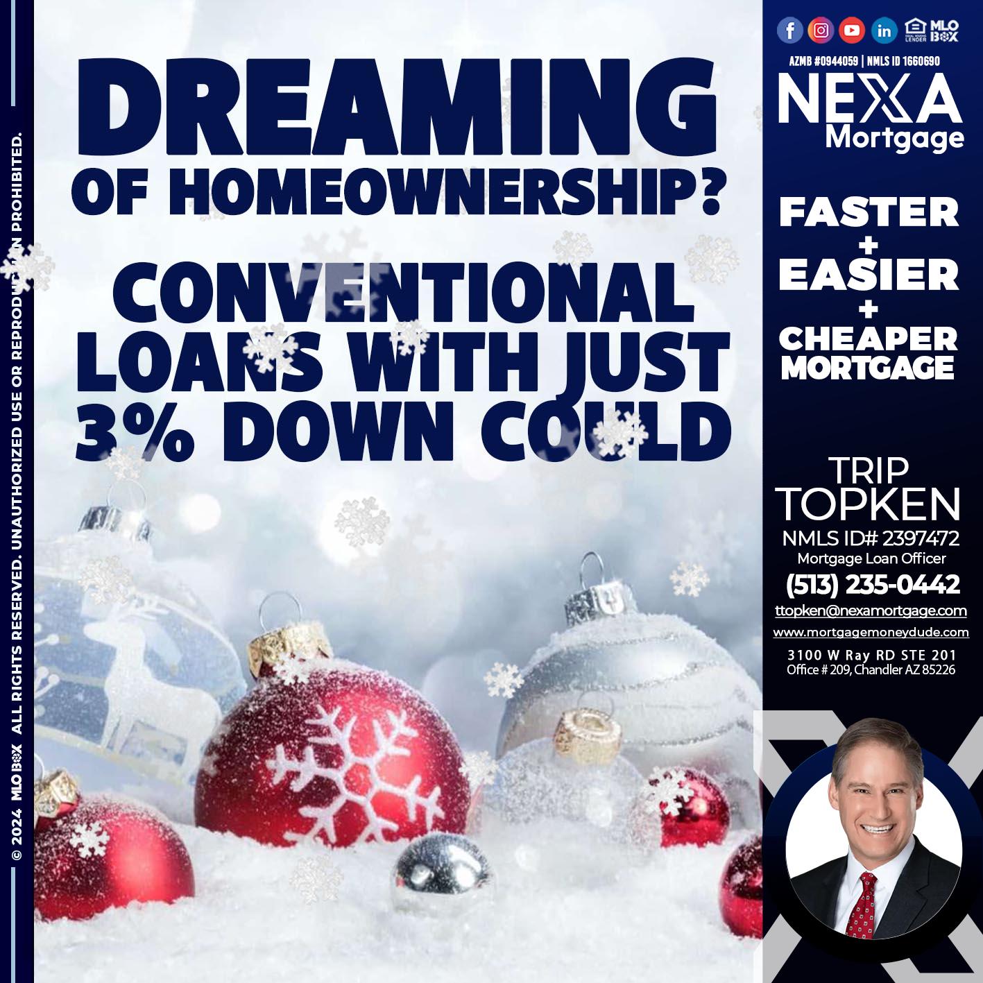 dreaming - Trip Topken -Mortgage Loan Officer