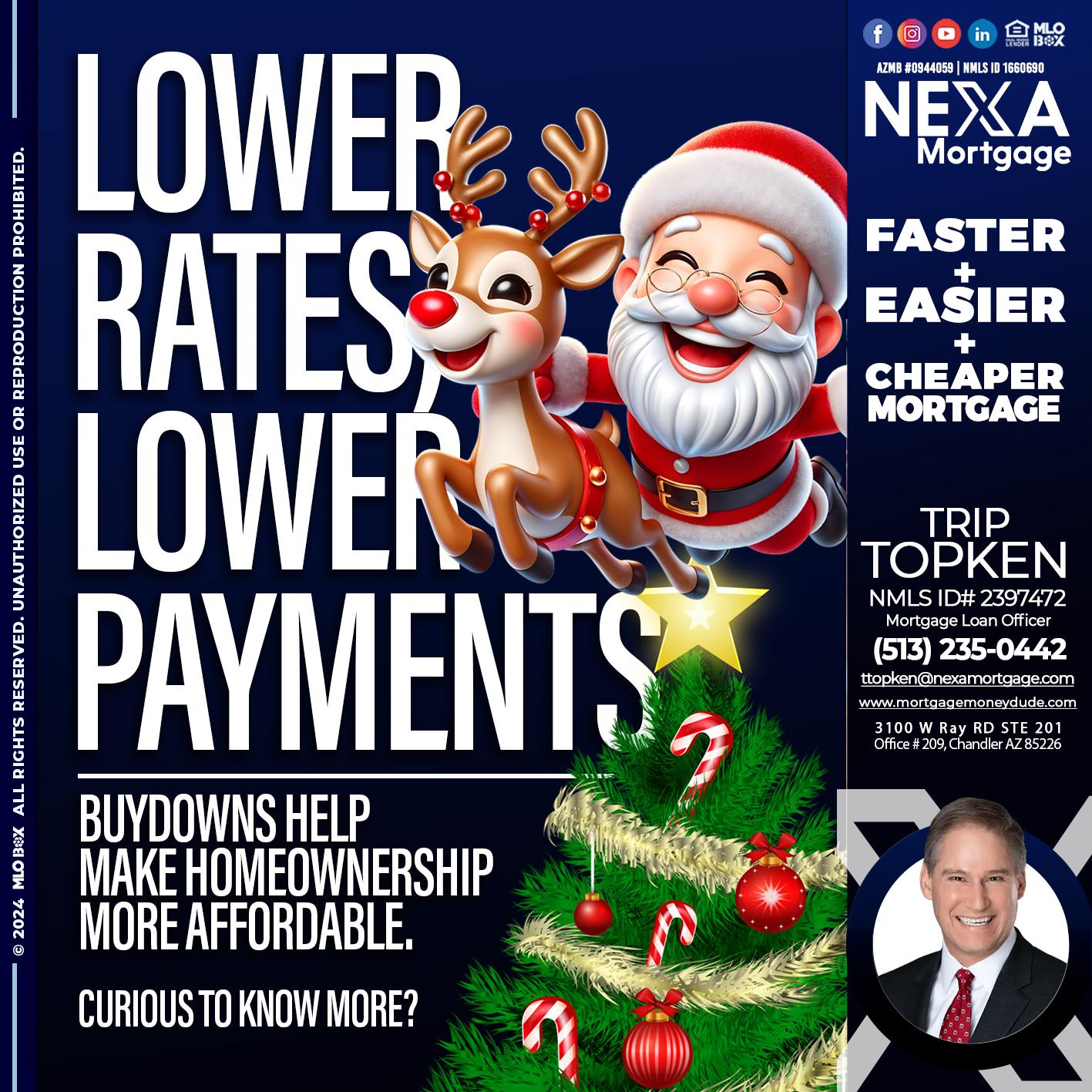 lower rates - Trip Topken -Mortgage Loan Officer