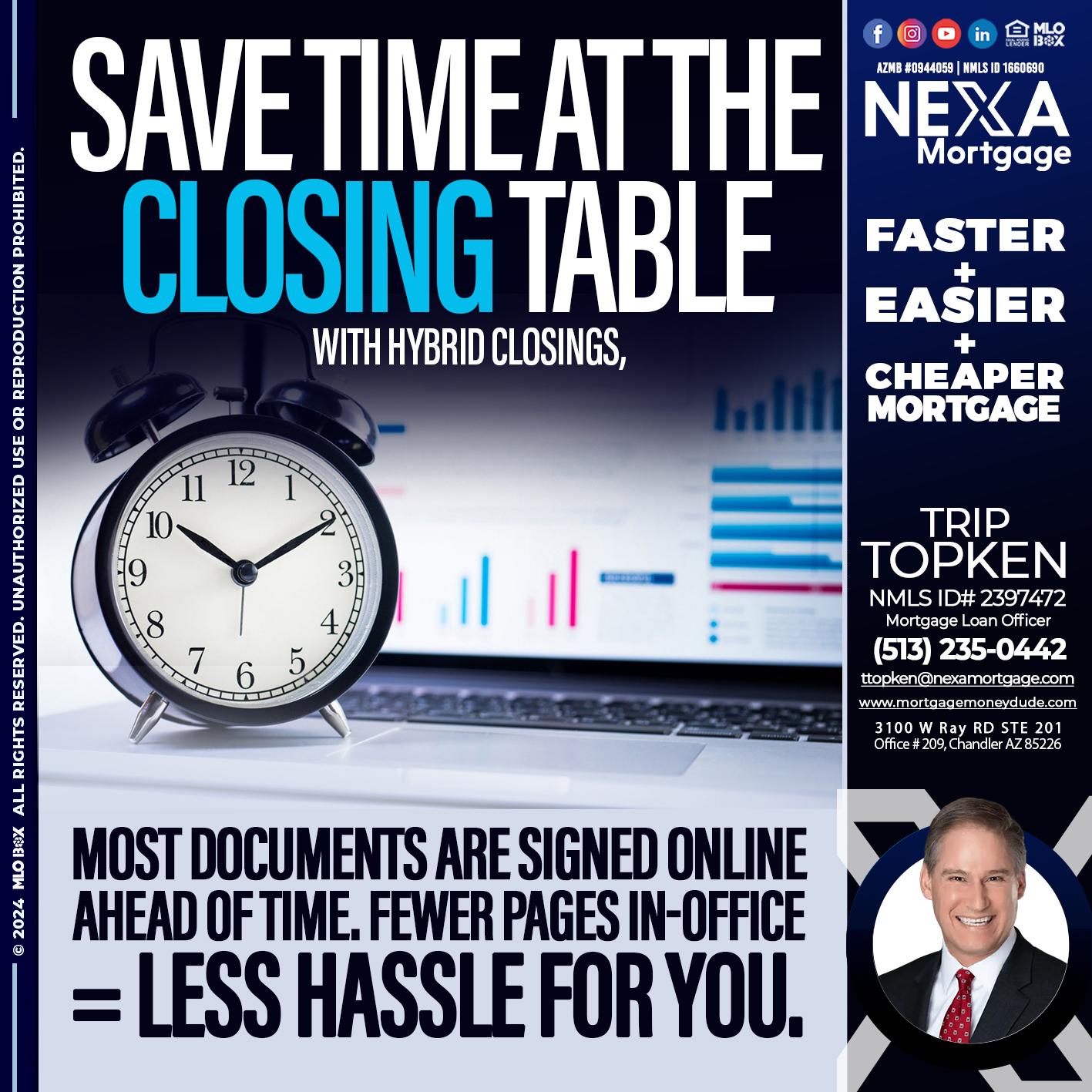 SAVE TIME - Trip Topken -Mortgage Loan Officer