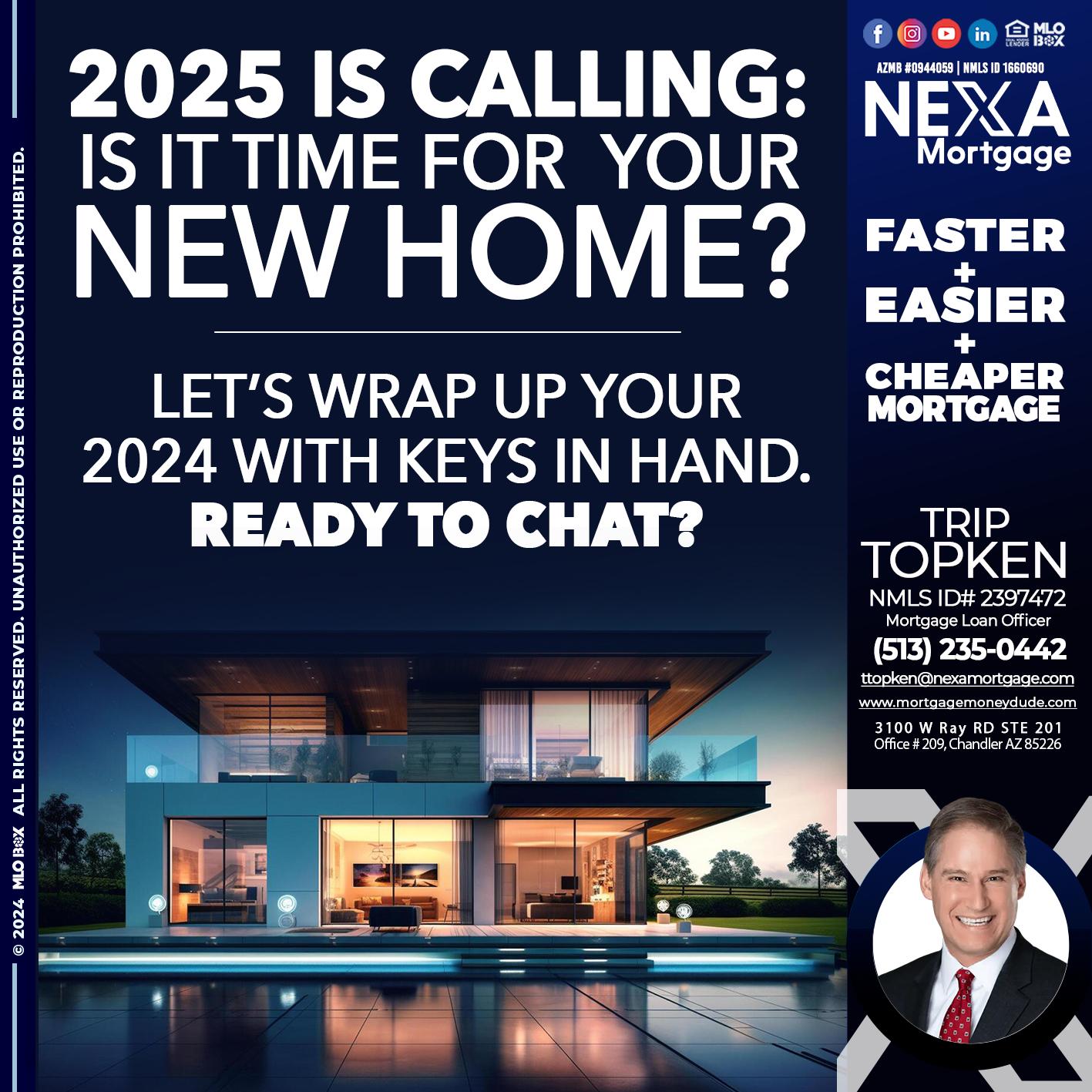 2025 SI CALLING - Trip Topken -Mortgage Loan Officer