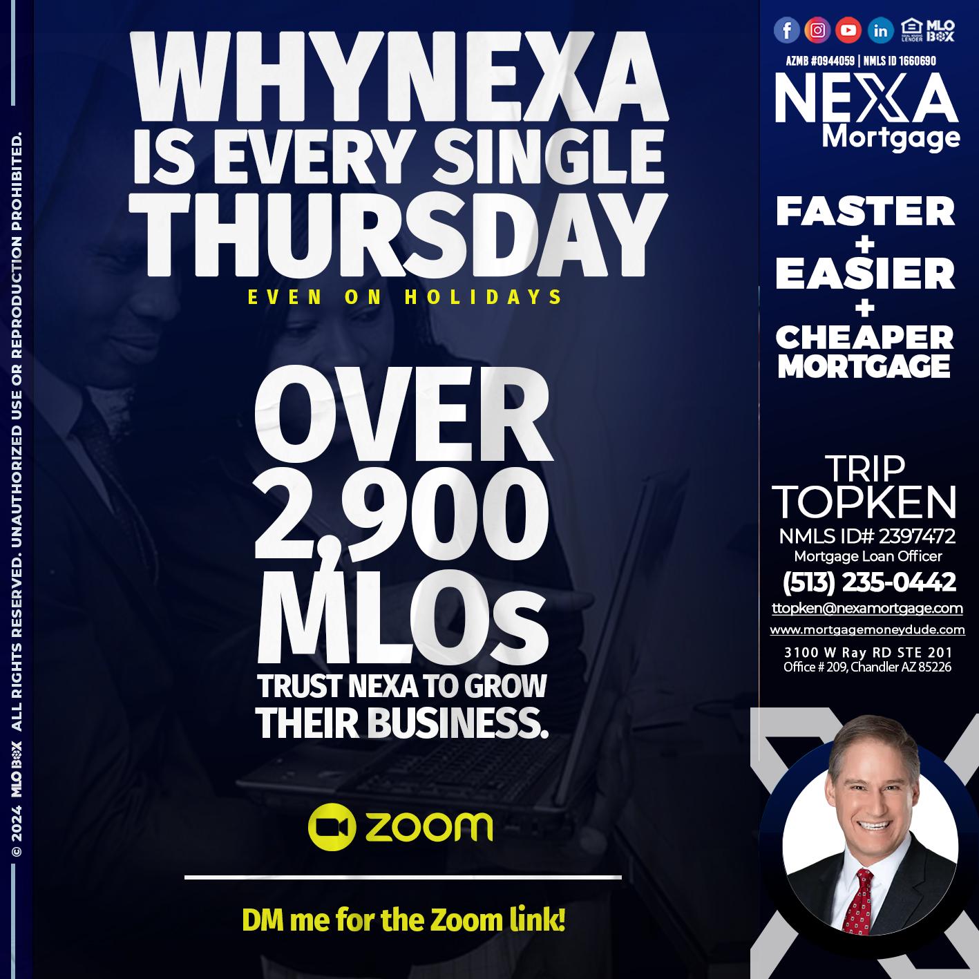 why nexa - Trip Topken -Mortgage Loan Officer