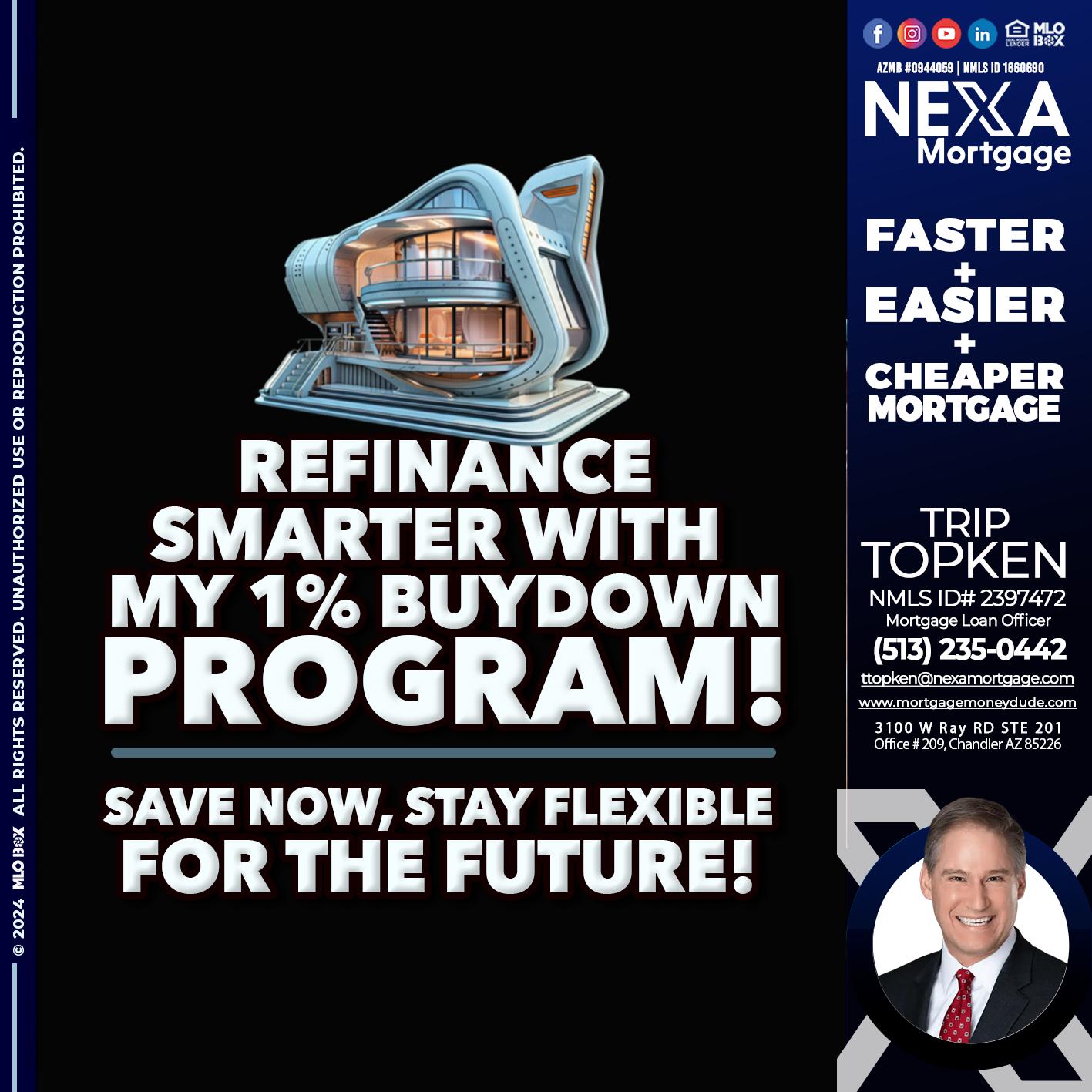 REFINANCE SMARTER - Trip Topken -Mortgage Loan Officer