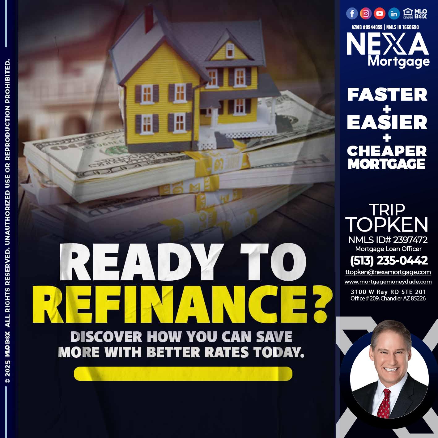 ready to refinance? - Trip Topken -Mortgage Loan Officer