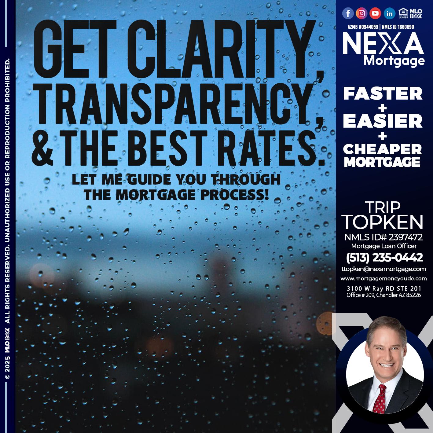 GET CLARITY - Trip Topken -Mortgage Loan Officer