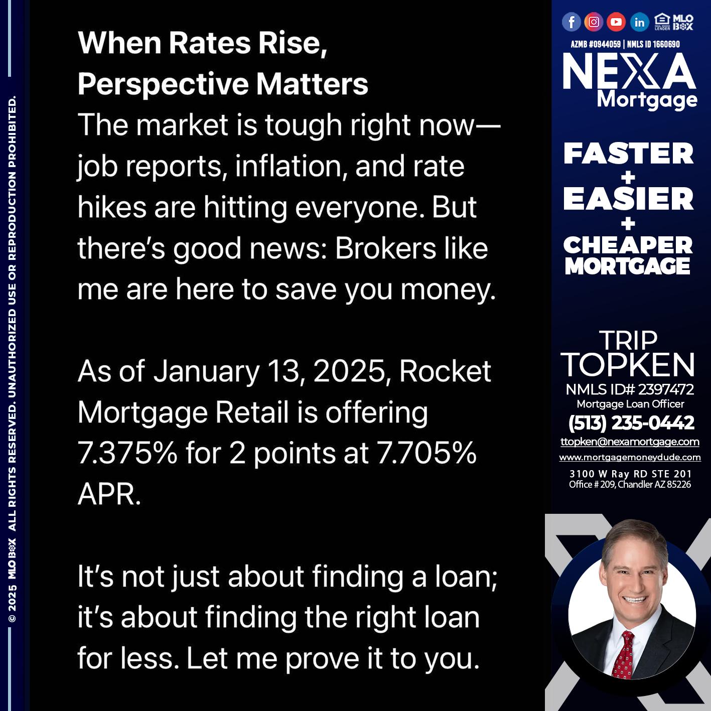 WHEN RATES RISE - Trip Topken -Mortgage Loan Officer