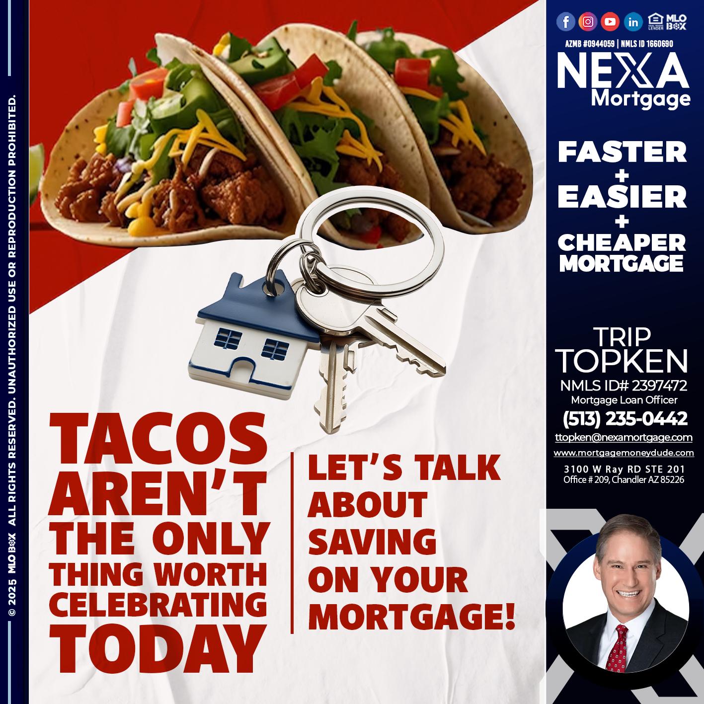 TACO TUESDAY - Trip Topken -Mortgage Loan Officer