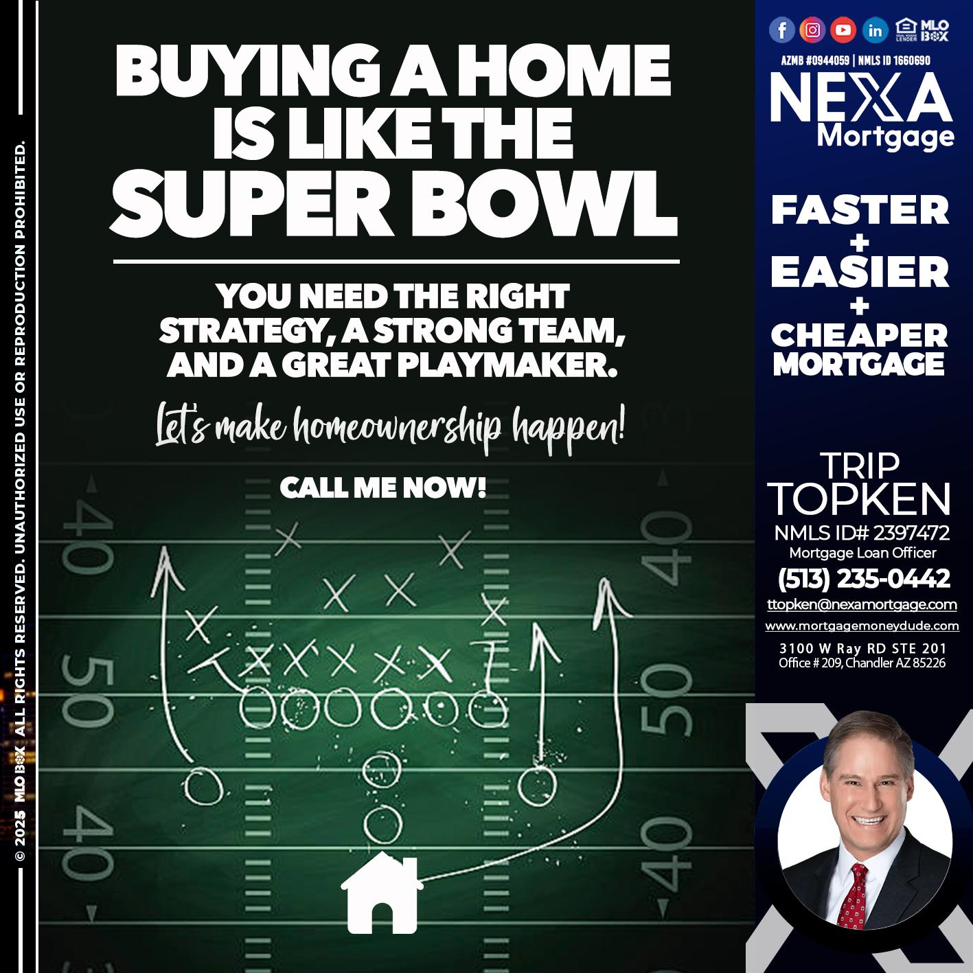 BUYING A HOME - Trip Topken -Mortgage Loan Officer
