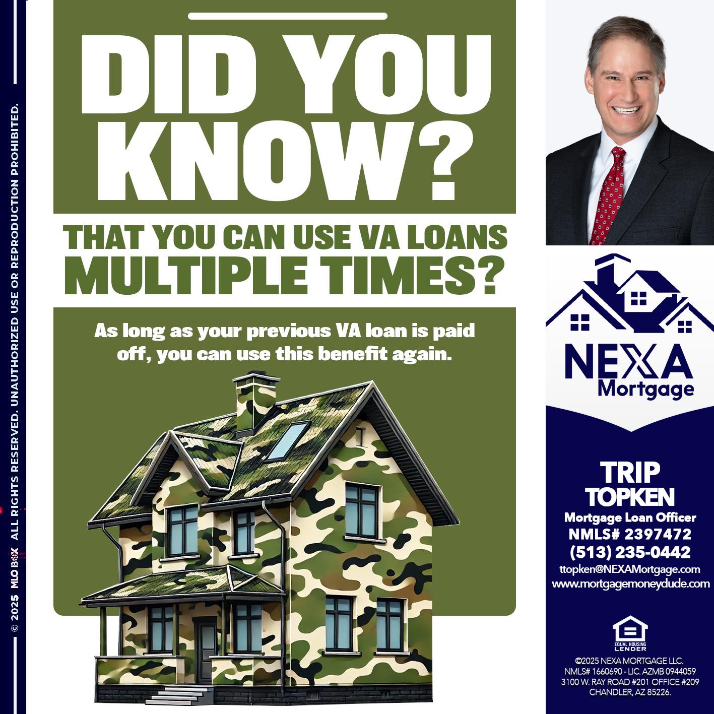 did you know - Trip Topken -Mortgage Loan Officer