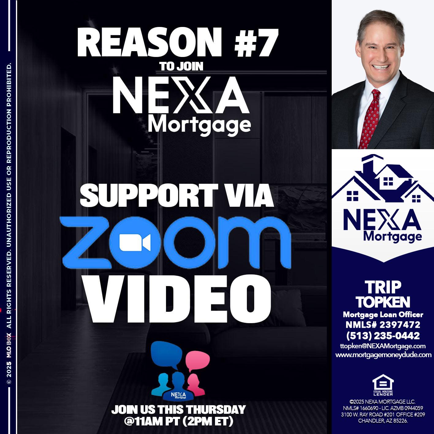 REASON 7 - Trip Topken -Mortgage Loan Officer