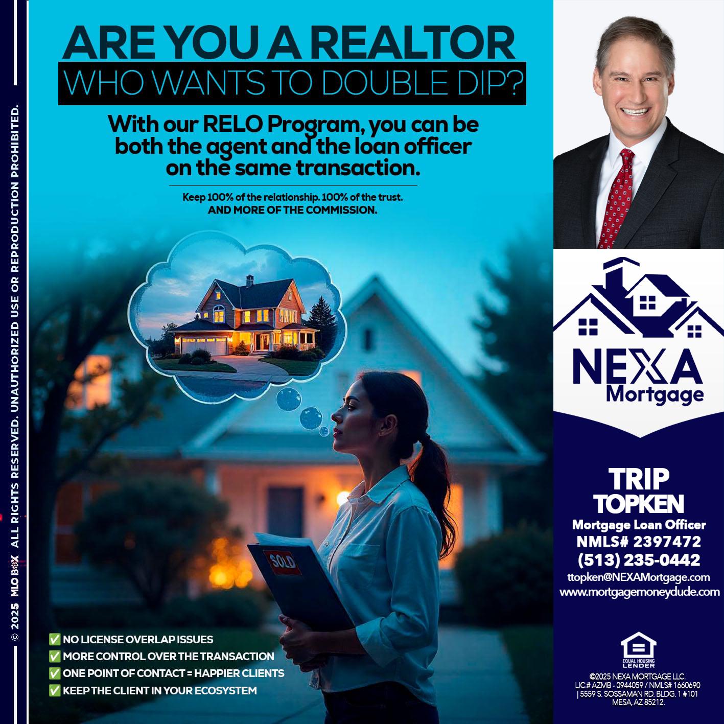 Are you a Realtor? - Trip Topken -Mortgage Loan Officer