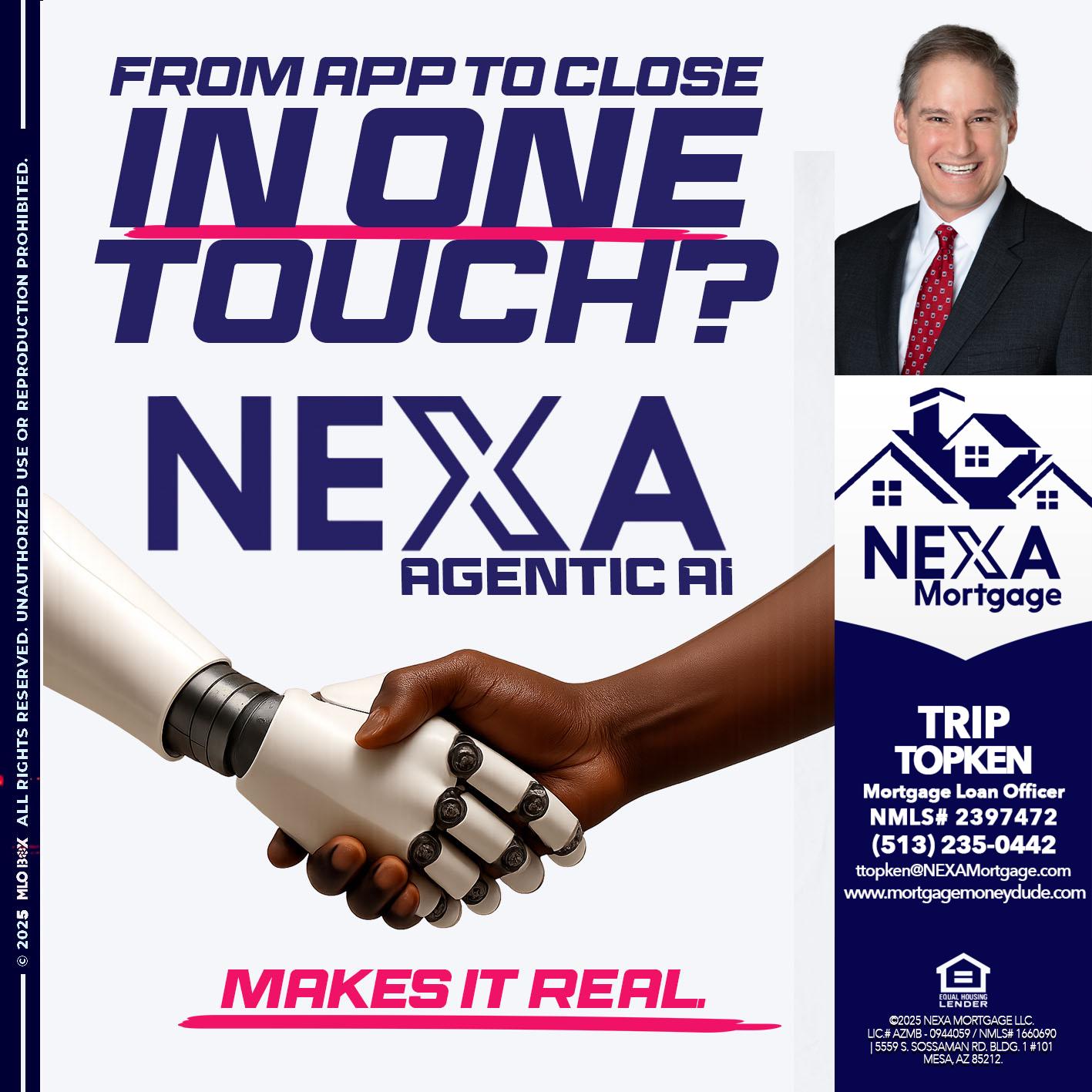 IN ONE TOUCH - Trip Topken -Mortgage Loan Officer