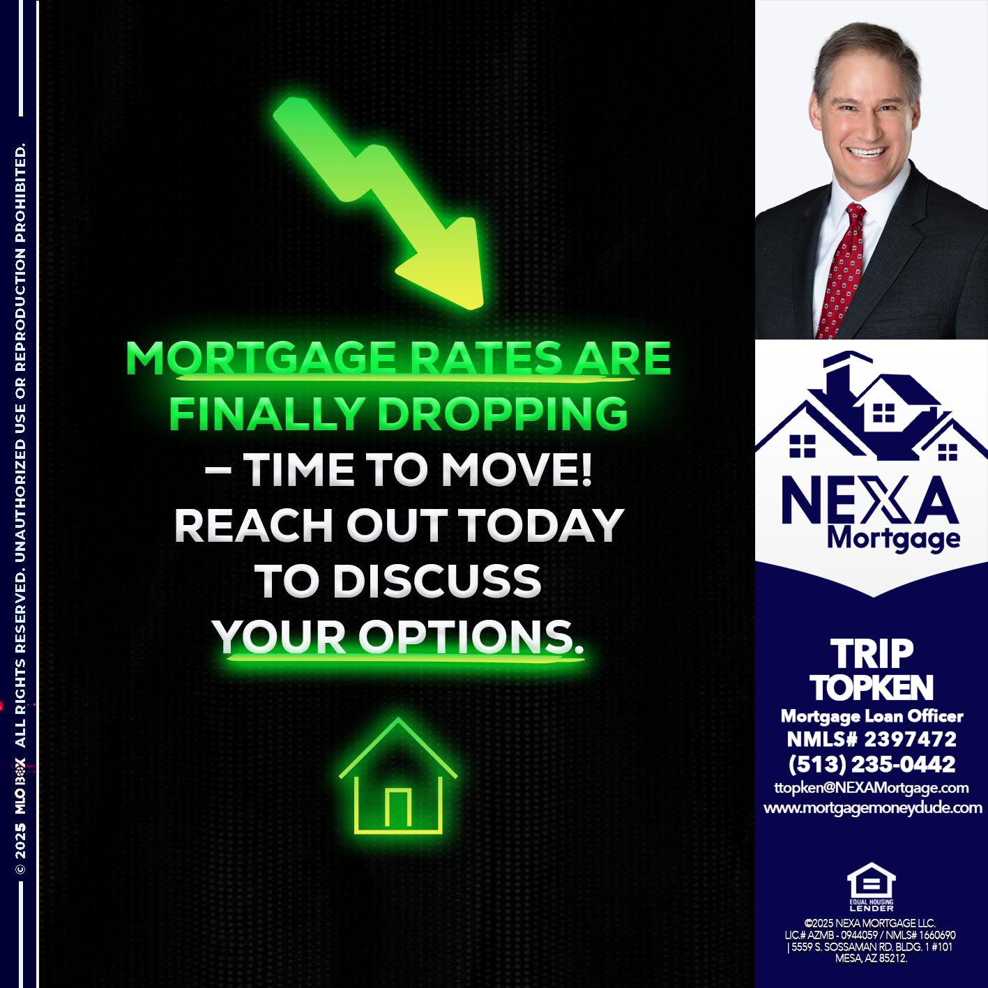 MORTGAGE RATES - Trip Topken -Mortgage Loan Officer