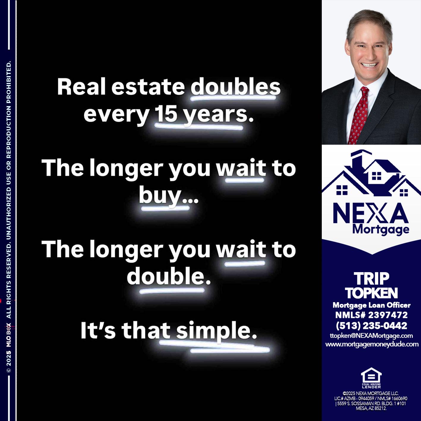 REAL ESTATE - Trip Topken -Mortgage Loan Officer