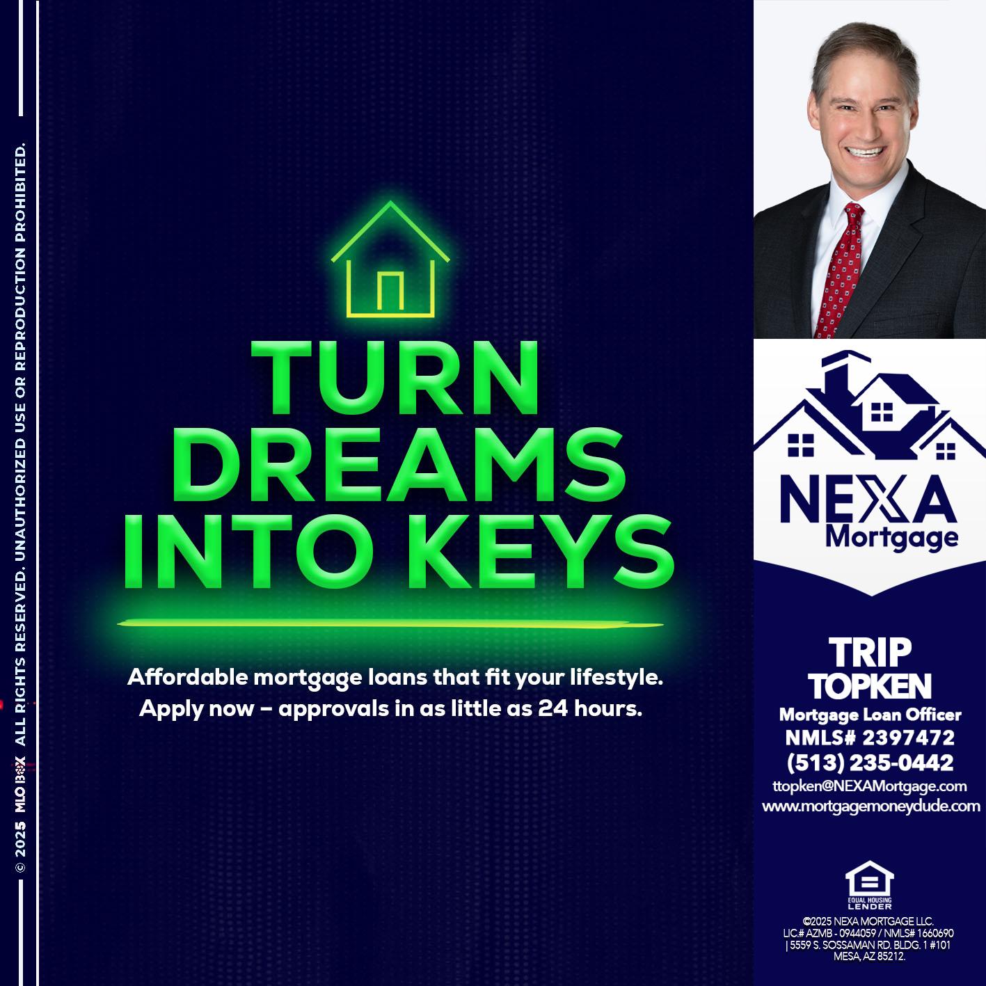 turn dreams - Trip Topken -Mortgage Loan Officer