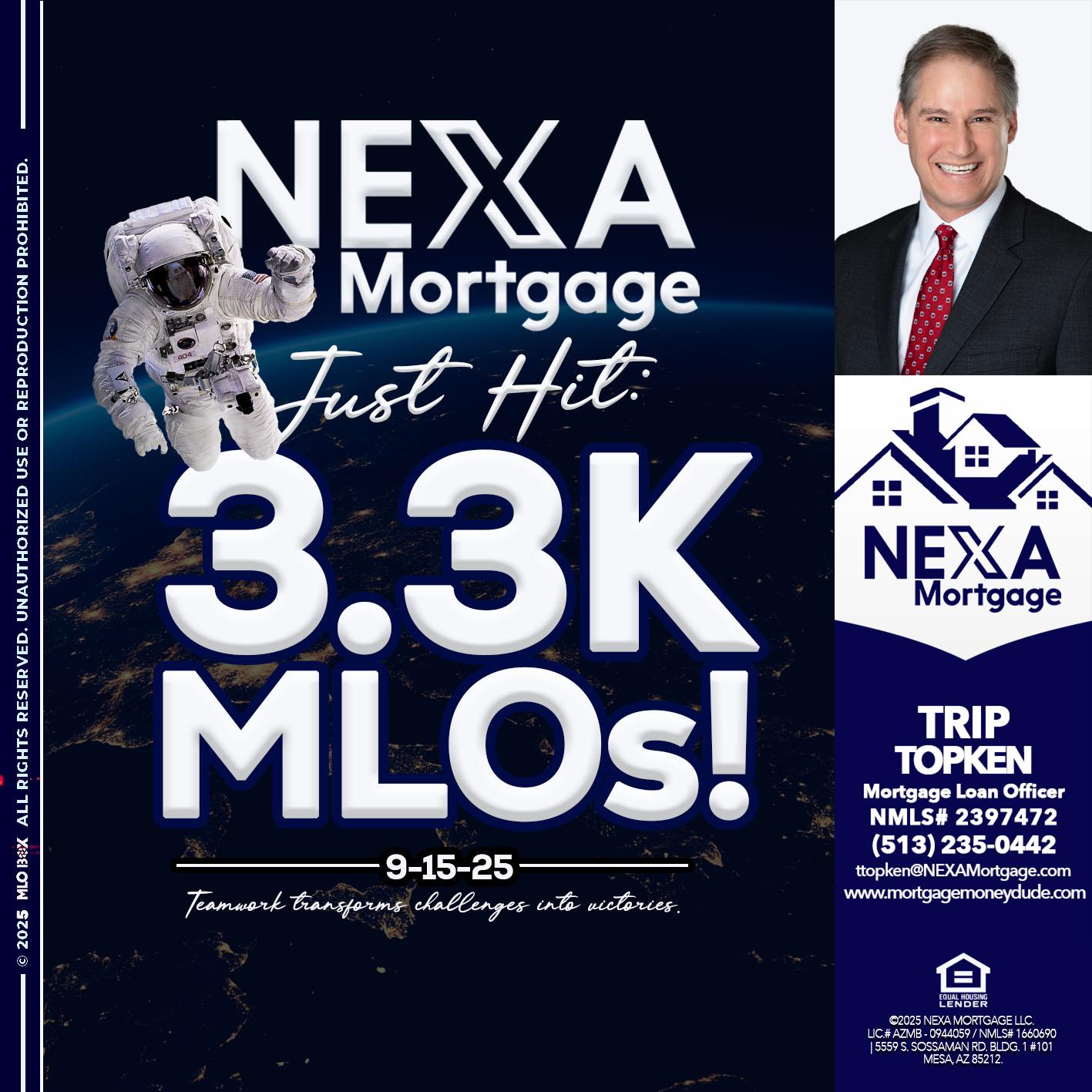 3.3K - Trip Topken -Mortgage Loan Officer