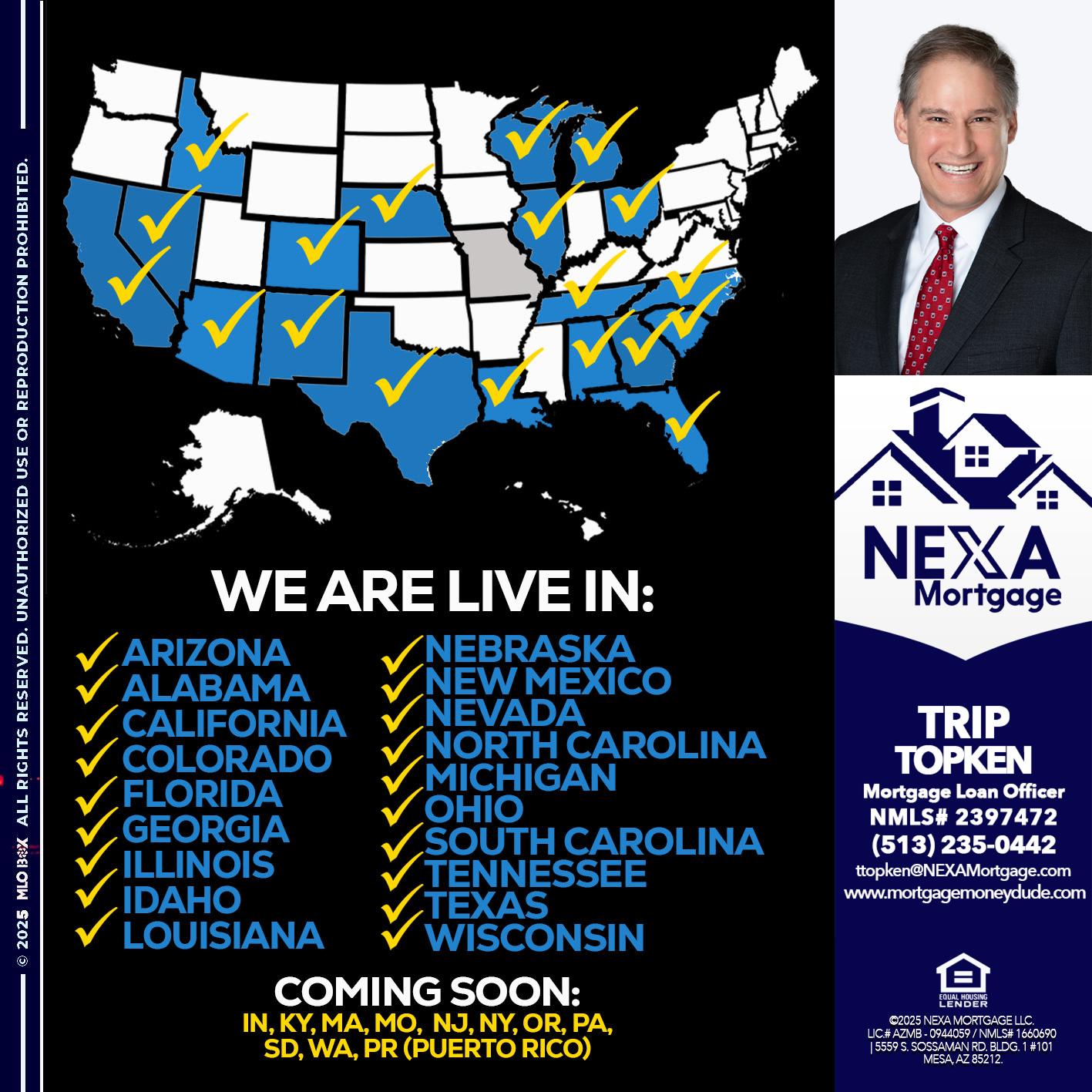 New Mexico live - Trip Topken -Mortgage Loan Officer