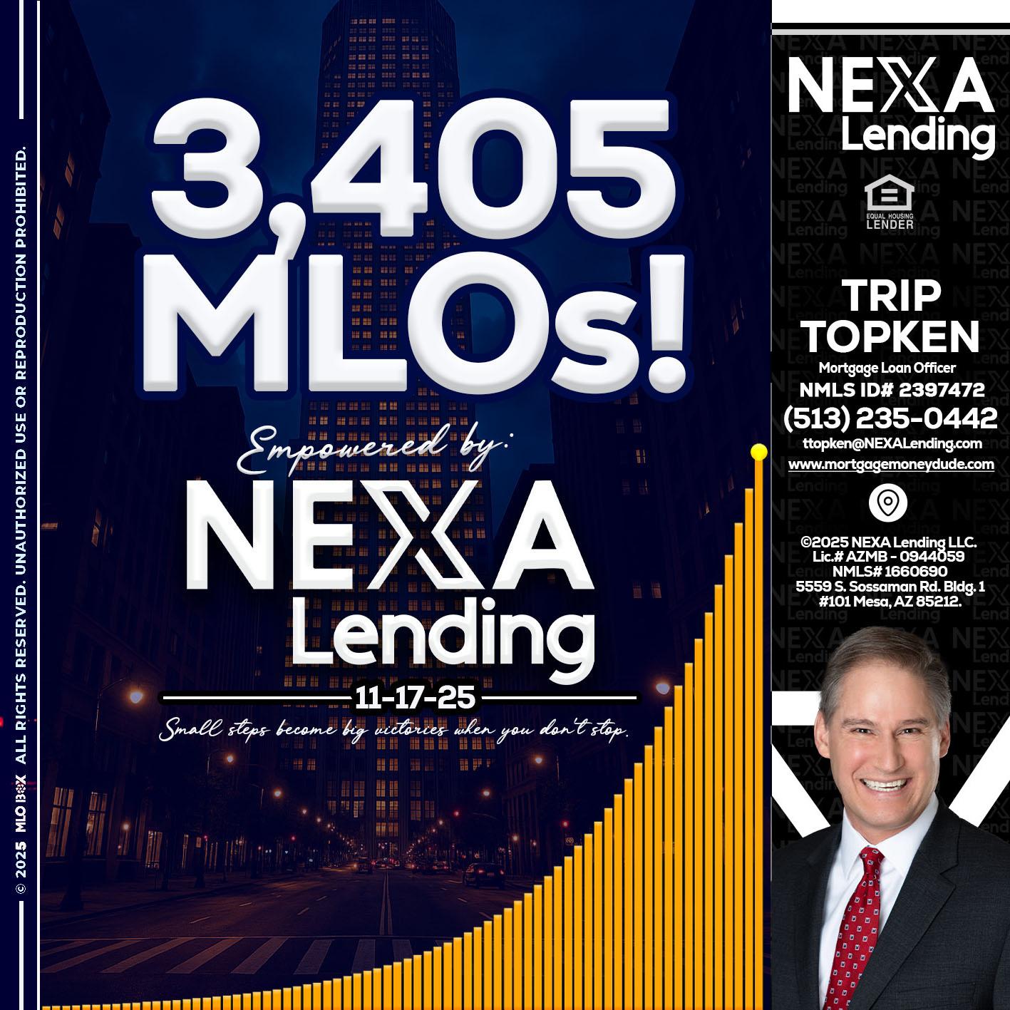 3405 MLOs - Trip Topken -Mortgage Loan Officer