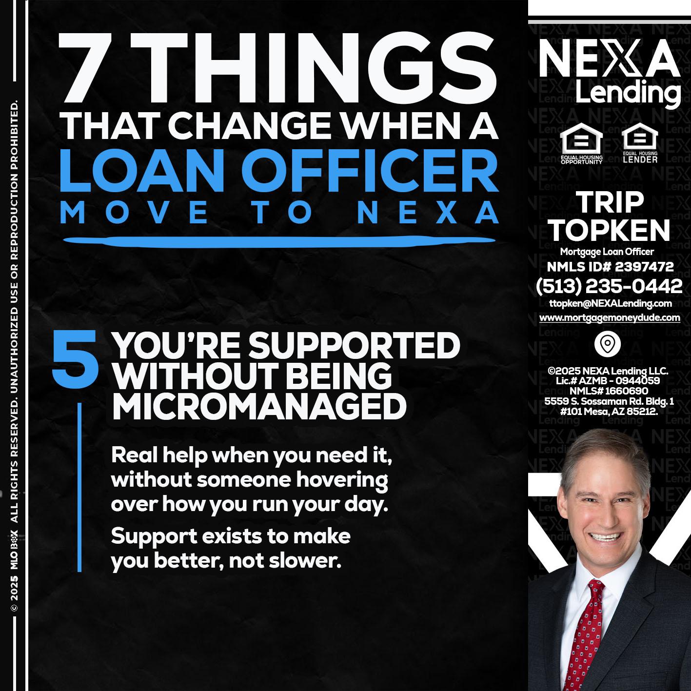 7 THINGS (5) - Trip Topken -Mortgage Loan Officer