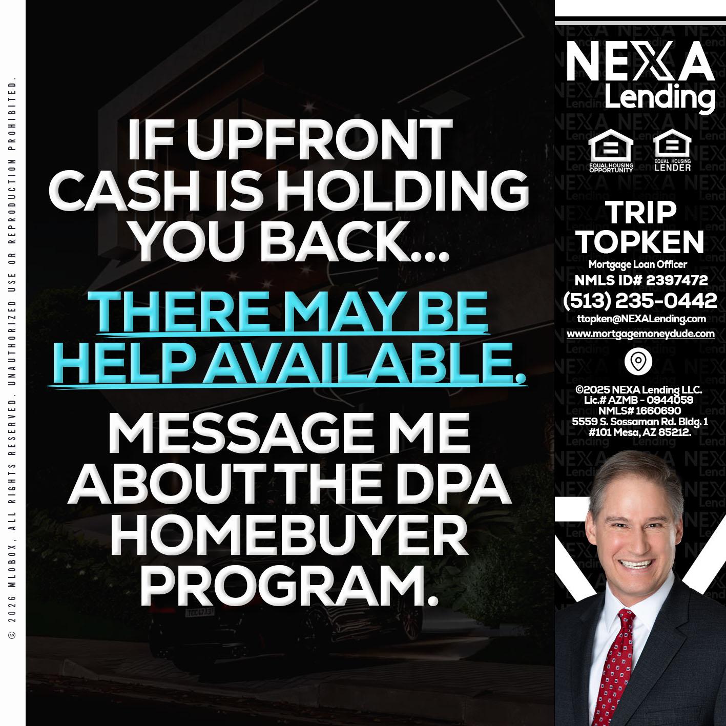 IF UPFRONT - Trip Topken -Mortgage Loan Officer