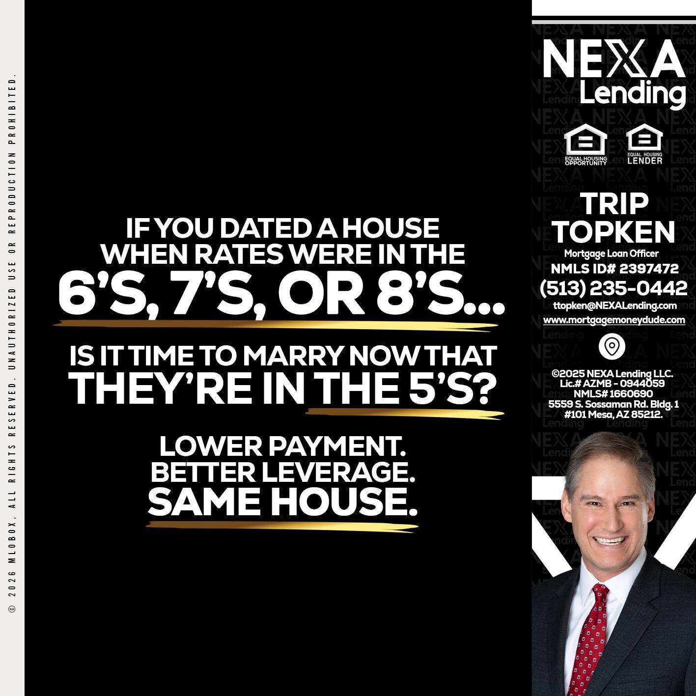 if you dated a house - Trip Topken -Mortgage Loan Officer