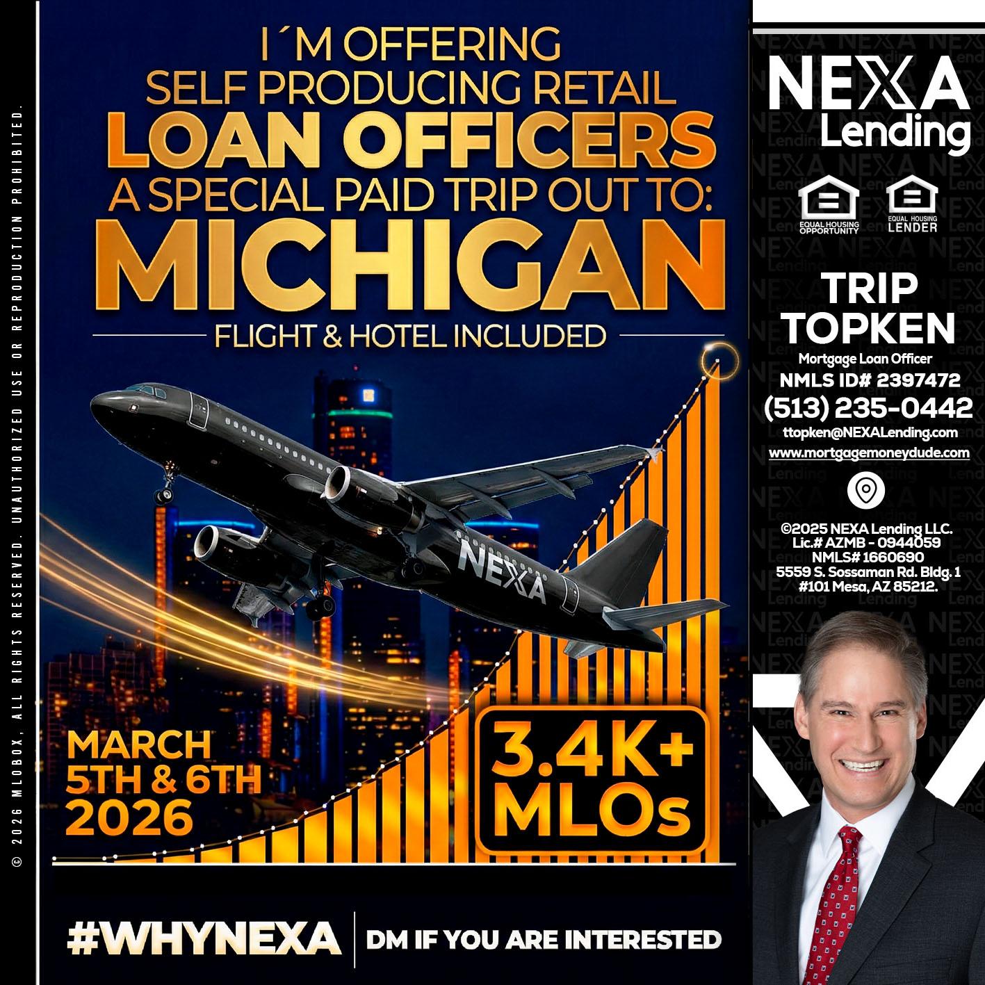MICHIGAN - Trip Topken -Mortgage Loan Officer