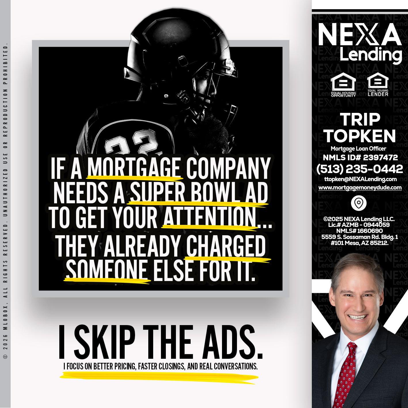 if a mortgage ad - Trip Topken -Mortgage Loan Officer