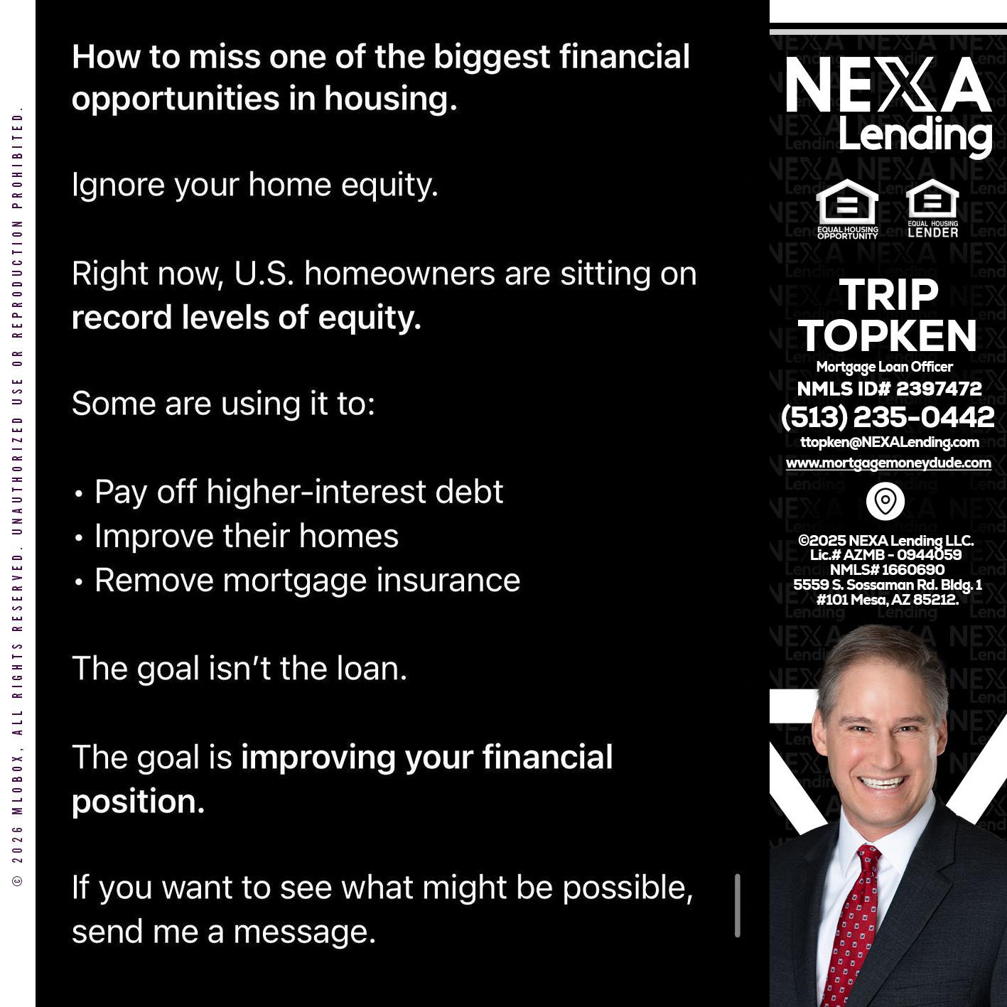 how to miss - Trip Topken -Mortgage Loan Officer