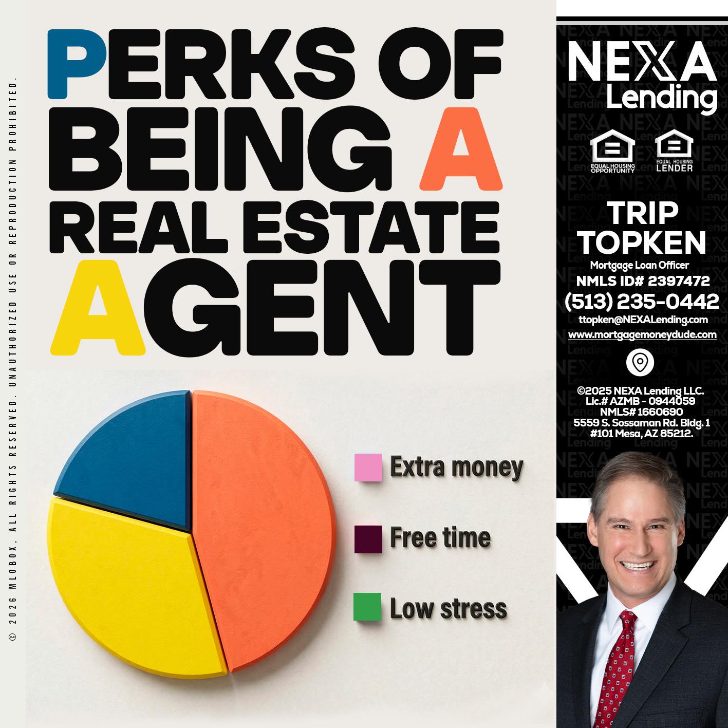 PERKS OF BEING - Trip Topken -Mortgage Loan Officer