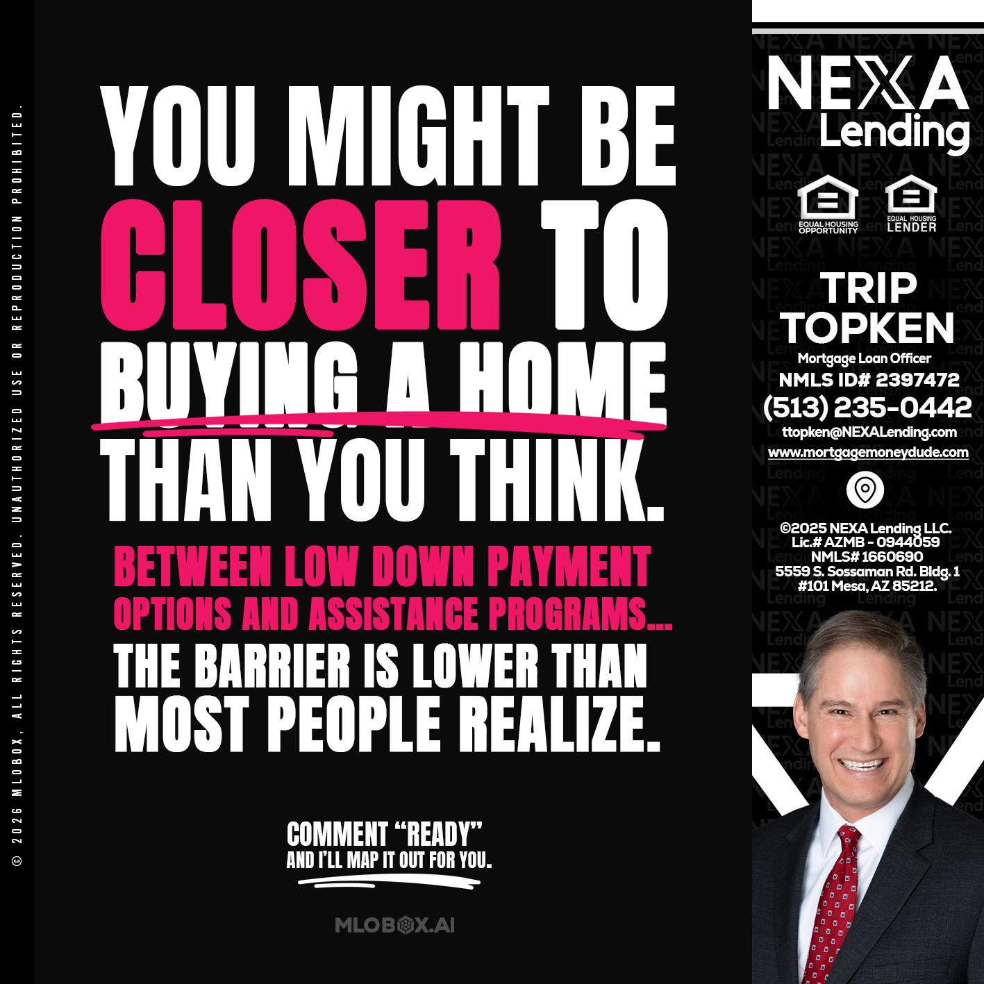 YOU MIGHT BE - Trip Topken -Mortgage Loan Officer