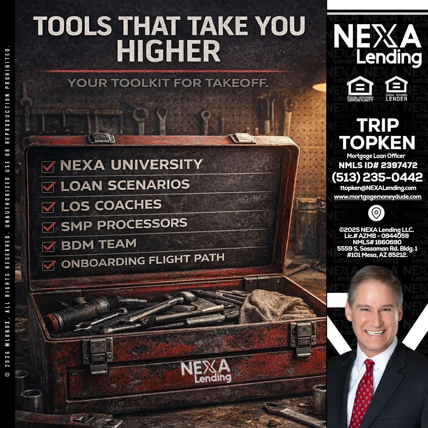 TOOLS THAT - Trip Topken -Mortgage Loan Officer