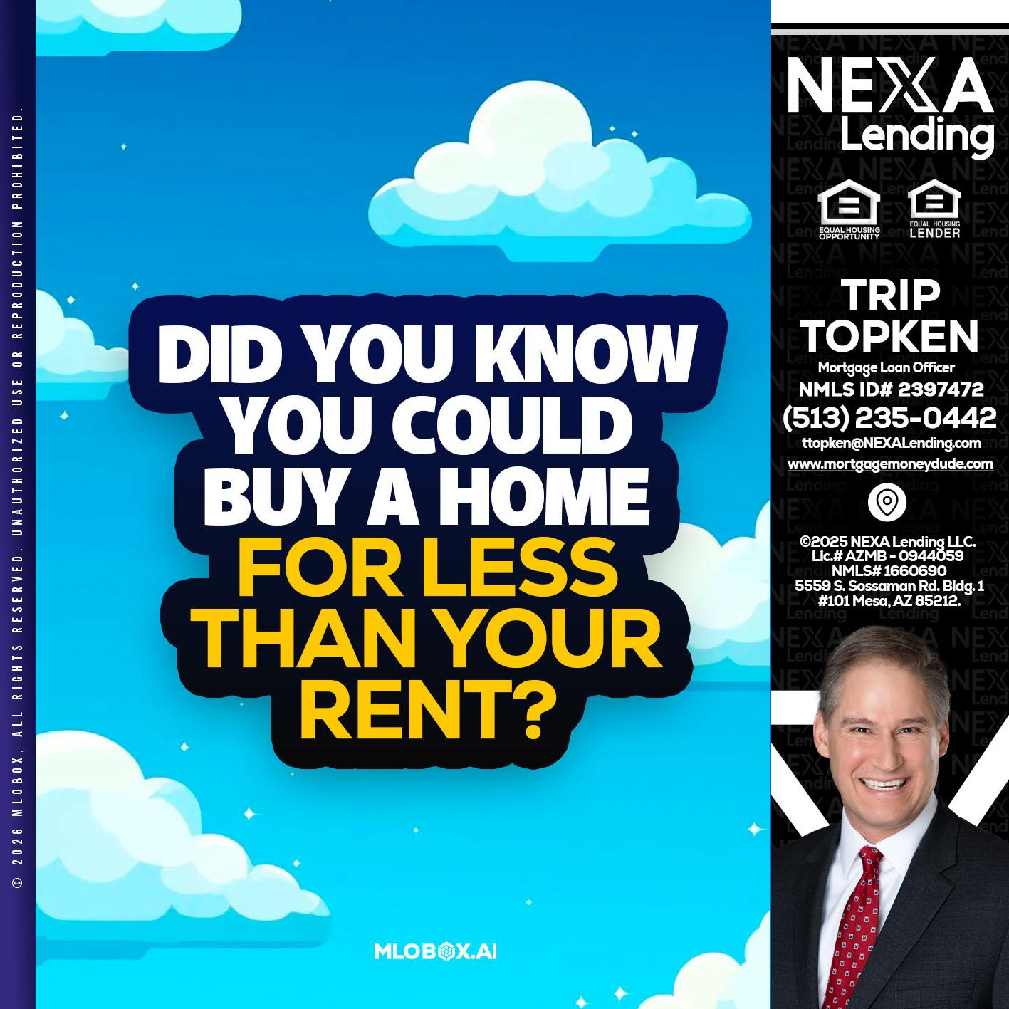 DID YOU KNOW - Trip Topken -Mortgage Loan Officer