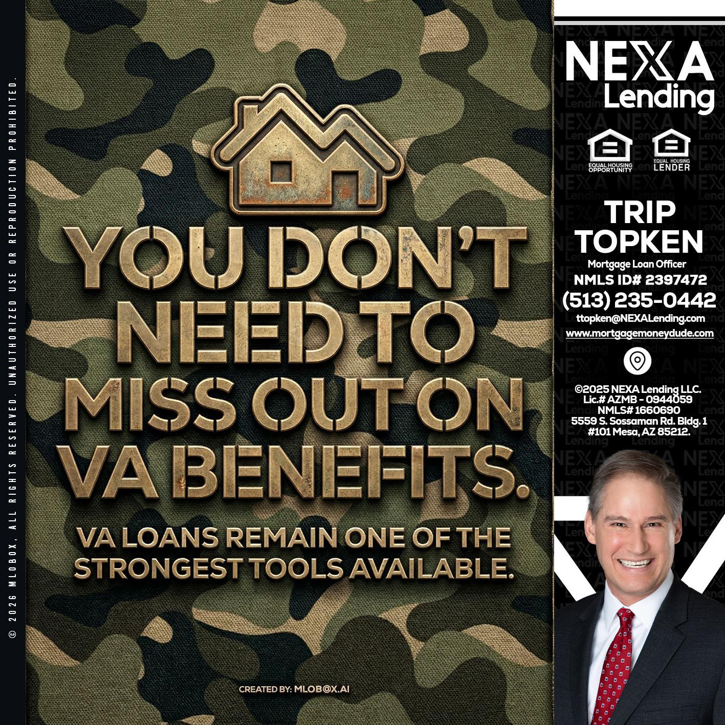 you don't need - Trip Topken -Mortgage Loan Officer