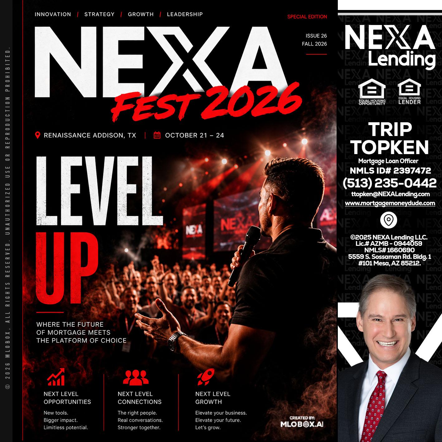 NEXA FEST 2026 - Trip Topken -Mortgage Loan Officer