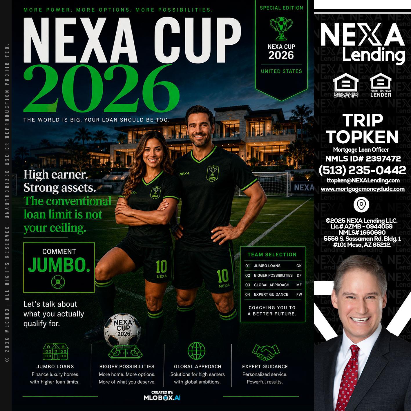 NEXA CUP 2026 - Trip Topken -Mortgage Loan Officer