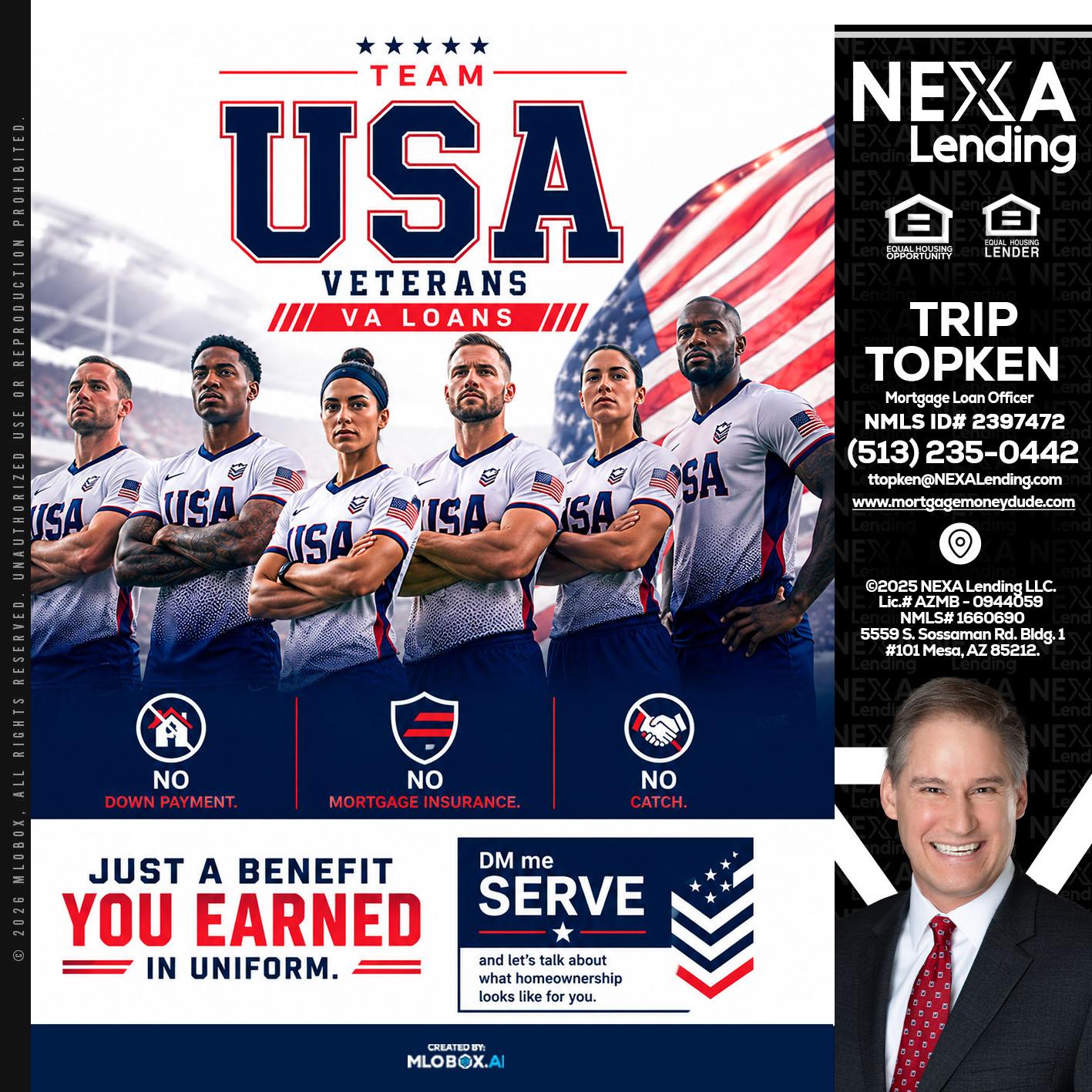 USA TEAM - Trip Topken -Mortgage Loan Officer